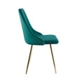 thumbnail image 3 of Porthos Home Pella Dining Chairs, Velvet, Gold Chrome Legs (Set of 2), 3 of 6