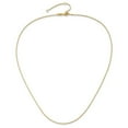 thumbnail image 1 of Diamond2Deal Collier Chaîne Réglable 1+1 Po en Or Jaune 14K.95 mm pour Femmes 20 Pouces, 1 of 6
