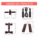 thumbnail image 3 of Kit Rodillo Abdominal Barras Push-up Cuerda Ejercitador Mano, 3 of 3