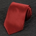 thumbnail image 5 of Racing Butterfly Jacquard Woven New Fashion Classic Striped Tie Men's Silk Suits Ties Necktie, 5 of 8