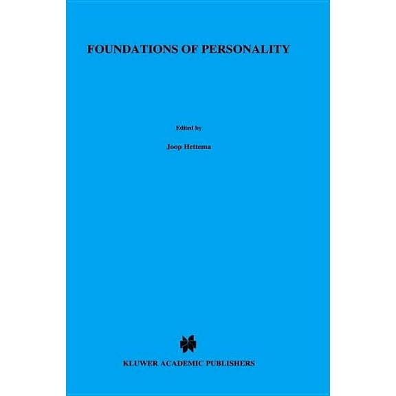 Mathematics and Its Applications Foundations of Personality, Book 72, (Hardcover)
