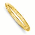 thumbnail image 1 of 14k Yellow Gold 6.35mm Hinged Bangle Bracelet, 1 of 5