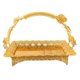 thumbnail image 1 of Fruit Snack Basket European Classic Style Gold Metal Single Layer Multipurpose Snack Basket for Living Room Gift Table, 1 of 5
