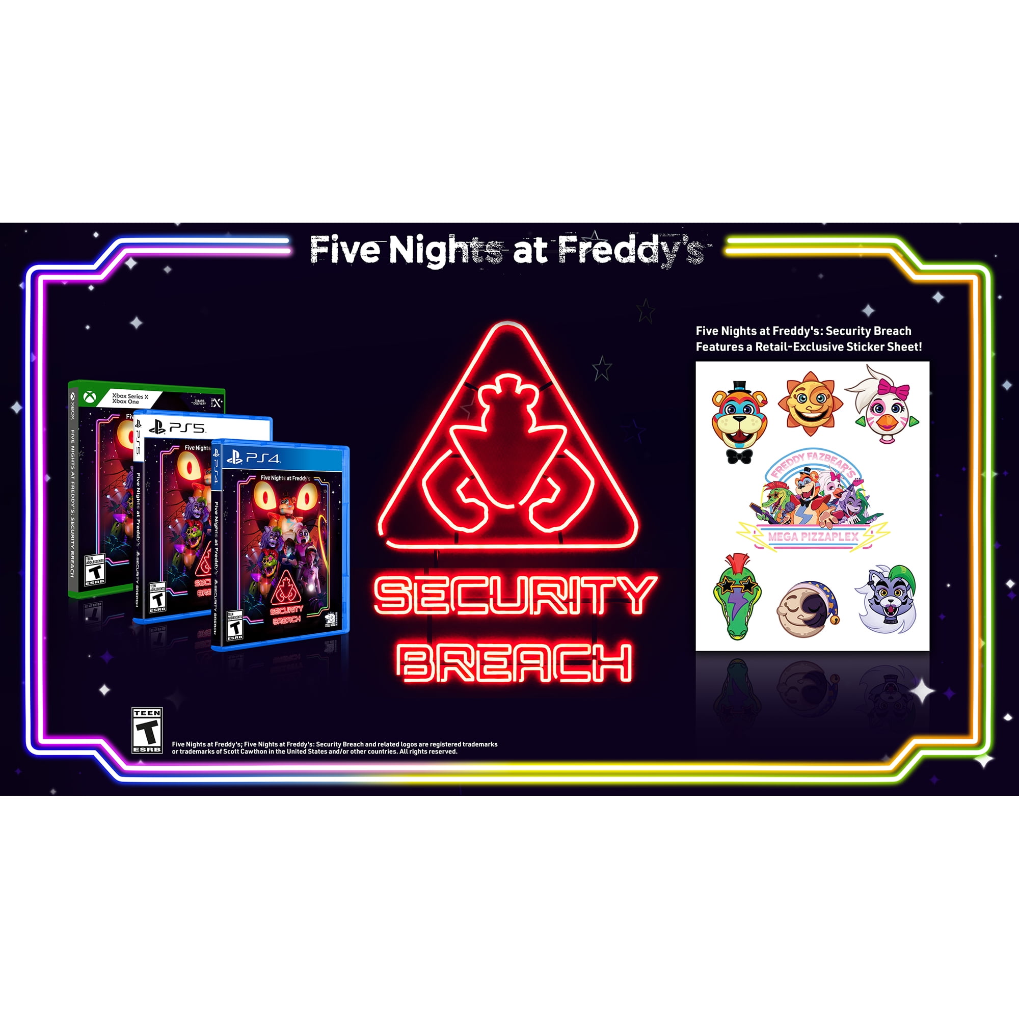 MMS GAMES - FIVE NIGHTS AT FREDDY'S: SECURITY BREACH XBOX - CÓDIGO