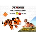 thumbnail image 5 of Pix Brix Wild Kratts Pixel Art Kit Bengal Tiger, 450 Pieces, 5 of 7