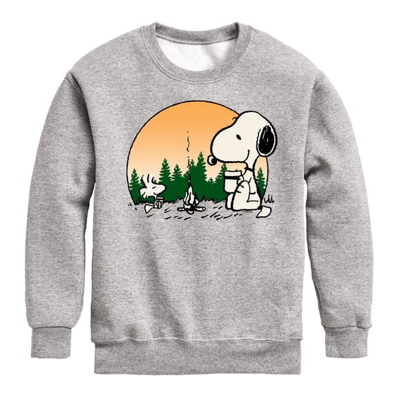 Peanuts - Campfire Mugs - Toddler & Youth Crewneck Fleece Sweatshirt