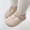 X-355Beige, variant on YMNXA Kids Toddler Girls Sandals Soft Sole Non Closed Toe Solid Color Fashion Comfortable Breathable Walking Shoes For Daily Wear,Beige,0-6 Months