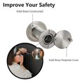 thumbnail image 4 of 220-Degree Solid Brass Peep Holes for Door with 16mm Drill Bit, 0.63 Inch Door Peephole with Privacy, B, 4 of 5
