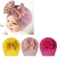 thumbnail image 3 of 3 Piezas Envolturas para la Cabeza de Bebé, Suaves y Amigables con la Piel, Elásticos, Amarillo, Rosa, Rojo Purpura, Gorros para Envoltura para Bebés, Adecuados para Gorros para, 3 of 5