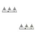 thumbnail image 1 of yingyy Sewing Ruler Acrylic Transparent Template Embroidery DIY Craft Quilting Accessories Tailors Designers 60  Degree 6 Inch 2Set, 1 of 6