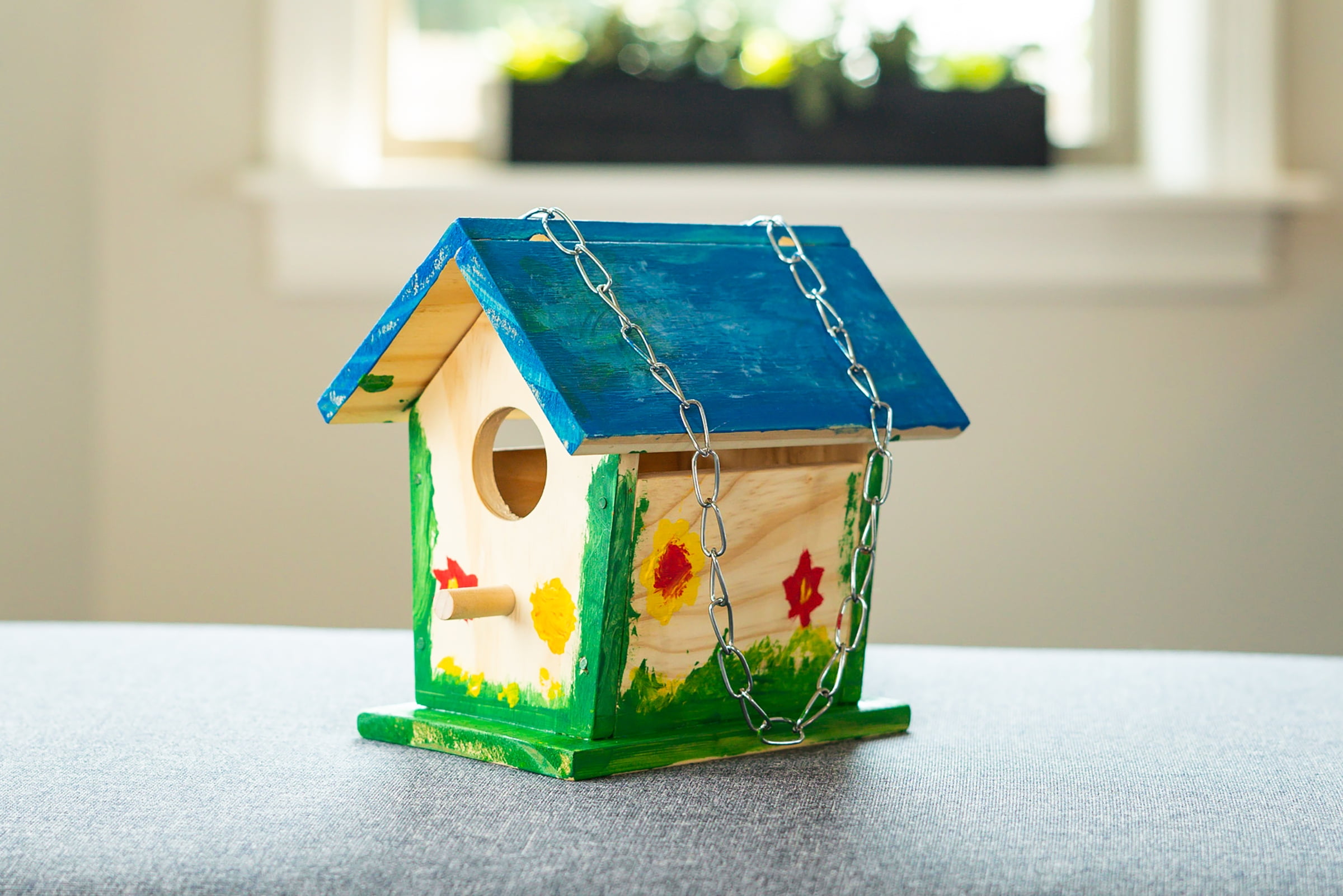Toysmith Build A Bird House Bungalow Craft Kit (10 Pieces)
