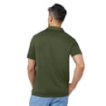 thumbnail image 7 of Mens Polo Shirt Quick Dry Short Sleeve Golf Business Casual Top Breathable Pique Knit T-Shirt for Sports Work Out Summer Army Green L, 7 of 7
