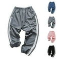 thumbnail image 5 of Odeerbi 3-13 Years Kids Boys Girls Ice Silk Sweatpants Quick Dry Workout Athletic Sports Jogger Pants Summer Casual Elastic Waist Joggers with Pocket, 5 of 5