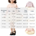 thumbnail image 3 of Girls 2 Piece Outfit Set Crew Neck Knit Sweater with 3D Flower Bow & Fluffy Tulle Tutu Skirt, Sweet Princess Style Casual Clothing Set for Little Girls Fall Winter Sky Blue 2-3 Years, 3 of 7