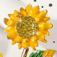 thumbnail image 7 of Lifetechs Women Brooch Sunflower Shape Enamel Oil Dripping Retro Rhinestone Polished Coat Collar Bag Scarf Hat Decoration Clothes Pin Party Banquet Clothing Jewelry, 7 of 7