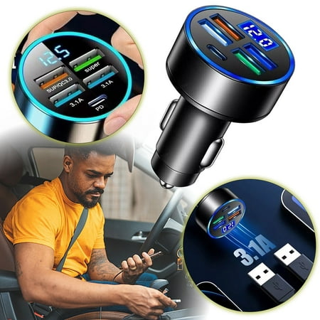 

Experience Fast Charging: 5USB PD + Super 3.1A Display For All Your Devices!