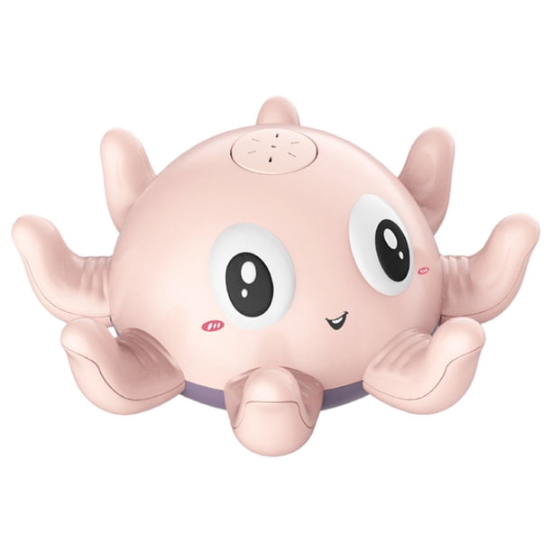 Juguetes de baño iluminados Sunnimix Pulpo de juguete de baño Rosado
