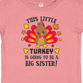 thumbnail image 4 of Inktastic This Little Turkey is Going to Be a Big Sister Girls Baby T-Shirt, 4 of 5