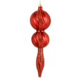 thumbnail image 1 of Vickerman N186903D 16.5 Po. Ornement Pailleté Bonbon Rouge, 1 of 1