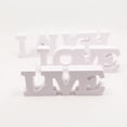 thumbnail image 4 of 3 Pcs/ Decor LAUGH LIVE LOVE Wall Door Decoration Home Cutout Home Plaque Interior Decoration, 4 of 9