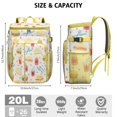 thumbnail image 3 of Insulated Lunch Box Cooler Backpack Portable Backpack Coolers Insulated Leak Proof,Lunch Backpack for Travel,Beach,Camping,Picnic,Lunch Backpack for Office Workers Family Travelers, 3 of 6