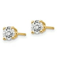 thumbnail image 2 of 14k Yellow Gold 2/3 Carat Round Lab Grown Diamond Stud Earrings Hidden Category Banner, 2 of 6