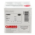 thumbnail image 3 of Cambro 23SLB6250 Étiquettes Rotatives pour Aliments - 2 Pouces x 3 Pouces, Blanc, 3 of 5