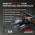 thumbnail image 6 of Set of 8 ISA Ignition Coils DG508 & 8 Motorcraft Spark Plugs SP479  Compatible with Ford 5.4L V8 DG472 DG457 DG491 Crown Victoria Expedition F-150 F-250 Mustang Lincoln Mercury Explorer, 6 of 8
