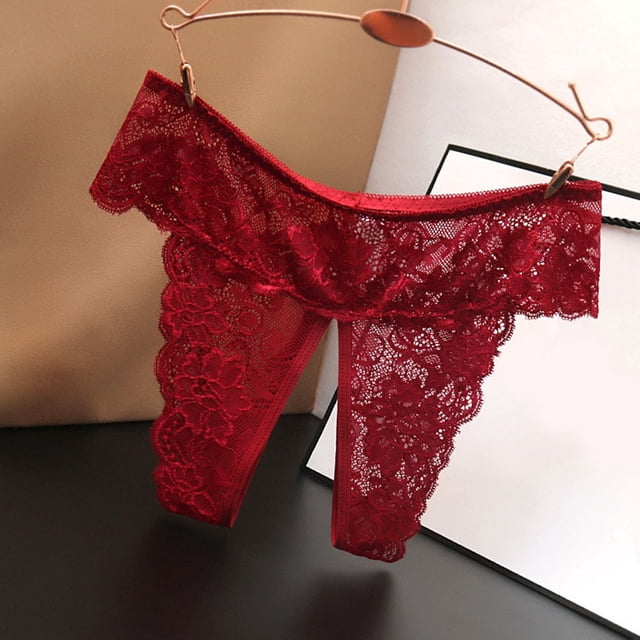Product Category Women's Panties | Product Title And Seductive Plus Size Lace Triangle Panties With Low Rise Fit For Flirty Confidence