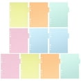 thumbnail image 2 of SHISUYAN 2 Pcs Index Page Divider Plastic Colorful Classification Page Tab for Notebook Memo (A5), 2 of 8