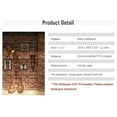 thumbnail image 6 of Flat Faux Brick Stone Wallpaper Roll 3D Effect Blocks Vintage Home Decoration Multi Countryside Red, 6 of 6