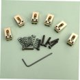 thumbnail image 3 of unbranded 6Ud Reemplazo De Saddles Dorados Para De Guitarra Eléctrica Con Ajuste Firme, 3 of 8
