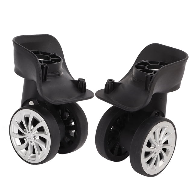 Luggage Swivel Wheels, Wear Resistant Low Noise Heat Insulation Nylon Luggage Case Wheels High Strength For Replacement