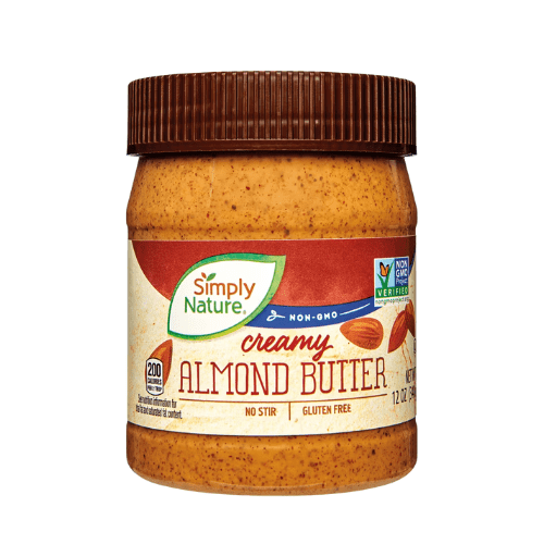 Simply Nature Peanut Butter and Almond Butter 12,16 oz ,Mixed 2-Pack