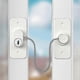 thumbnail image 1 of Window Safety Lock 2 Packs Versatile Window Restrictor Self Adhesive For No Drilling Window Locks, Refrigerator Lock With Key Child Pet Child Safety C, 1 of 5