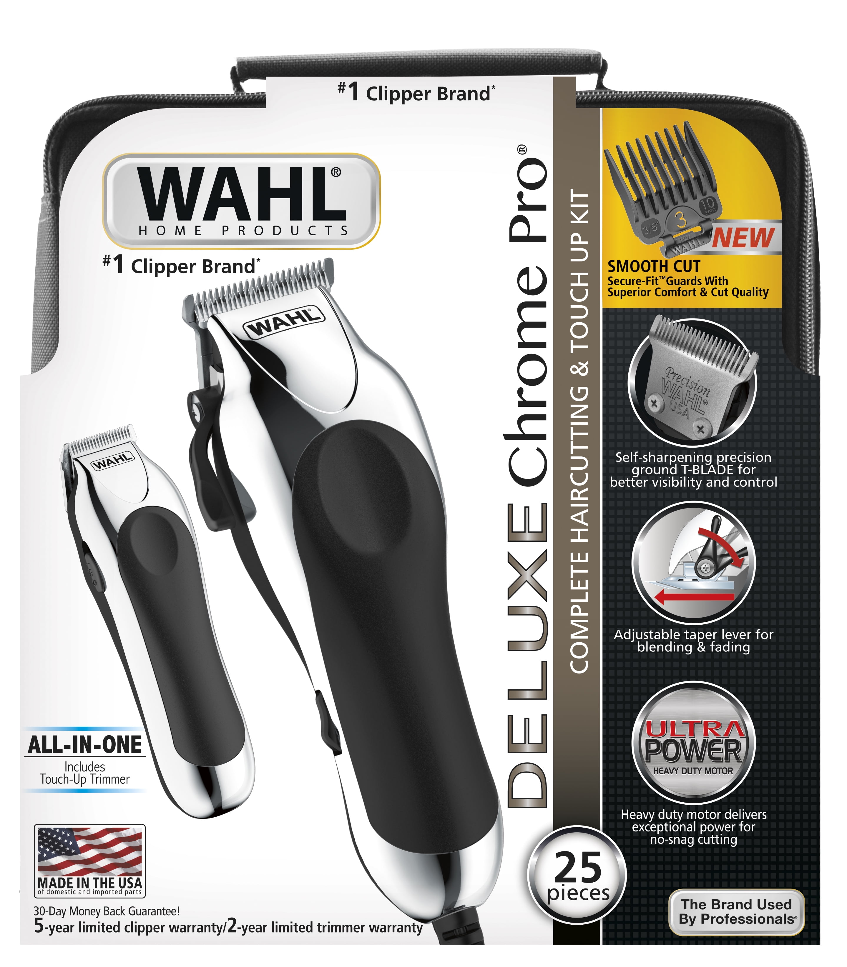 wahl deluxe chrome