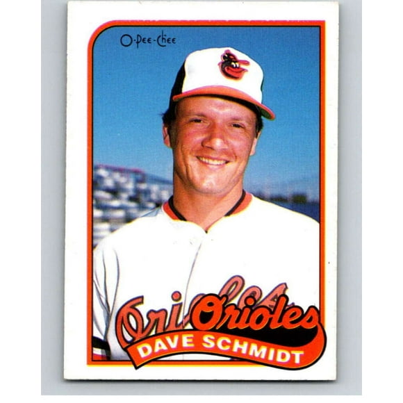 1989 O-Pee-Chee Baseball #231 Dave Schmidt  Baltimore Orioles  V95844