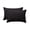 Black, variant on Lexi Black Rectangular Outdoor Throw Pillow （Set of 2)
