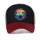 thumbnail image 2 of Gorra de béisbol con estampado de dibujos animados para mujer, gorro de béisbol con estampado de santa Mónica, malla transpirable, Snapback, california, Verano, 2 of 3