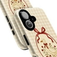 thumbnail image 2 of Vintage Duck Gingham Phone Case, Cute Farmhouse Floral iPhone Cover with Red Bow, Soft Protective Case for iPhone 16 15 14 13 12 11, 2 of 6