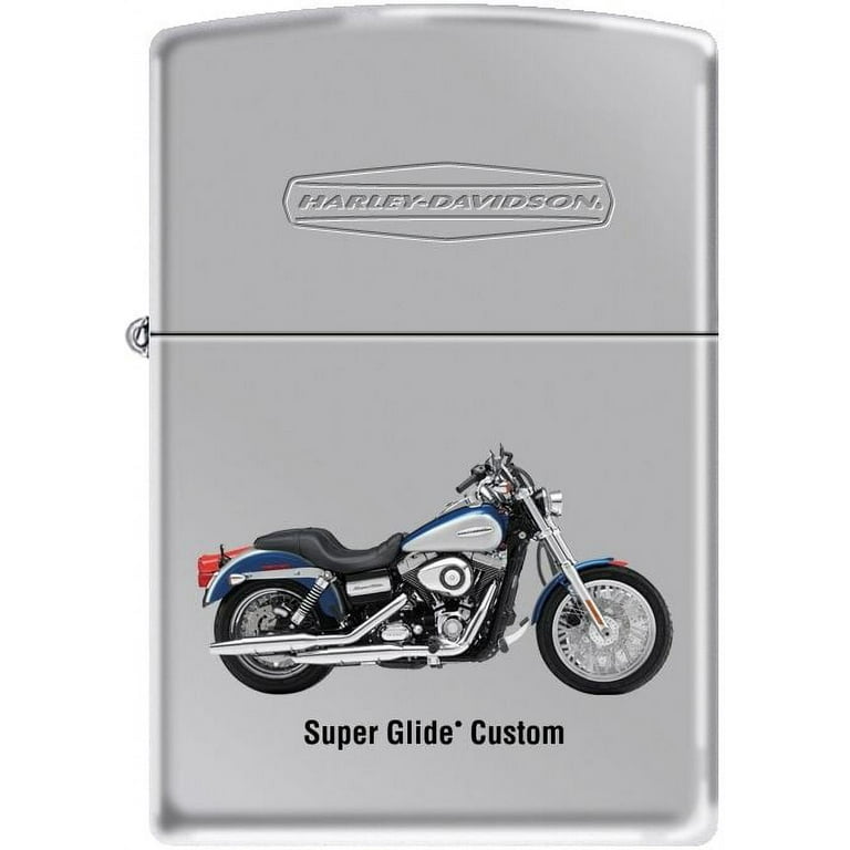 Zippo Harley Davidson HD Street Bob Motorcycle High Polish Chrome Lighter  RARE - Walmart.com