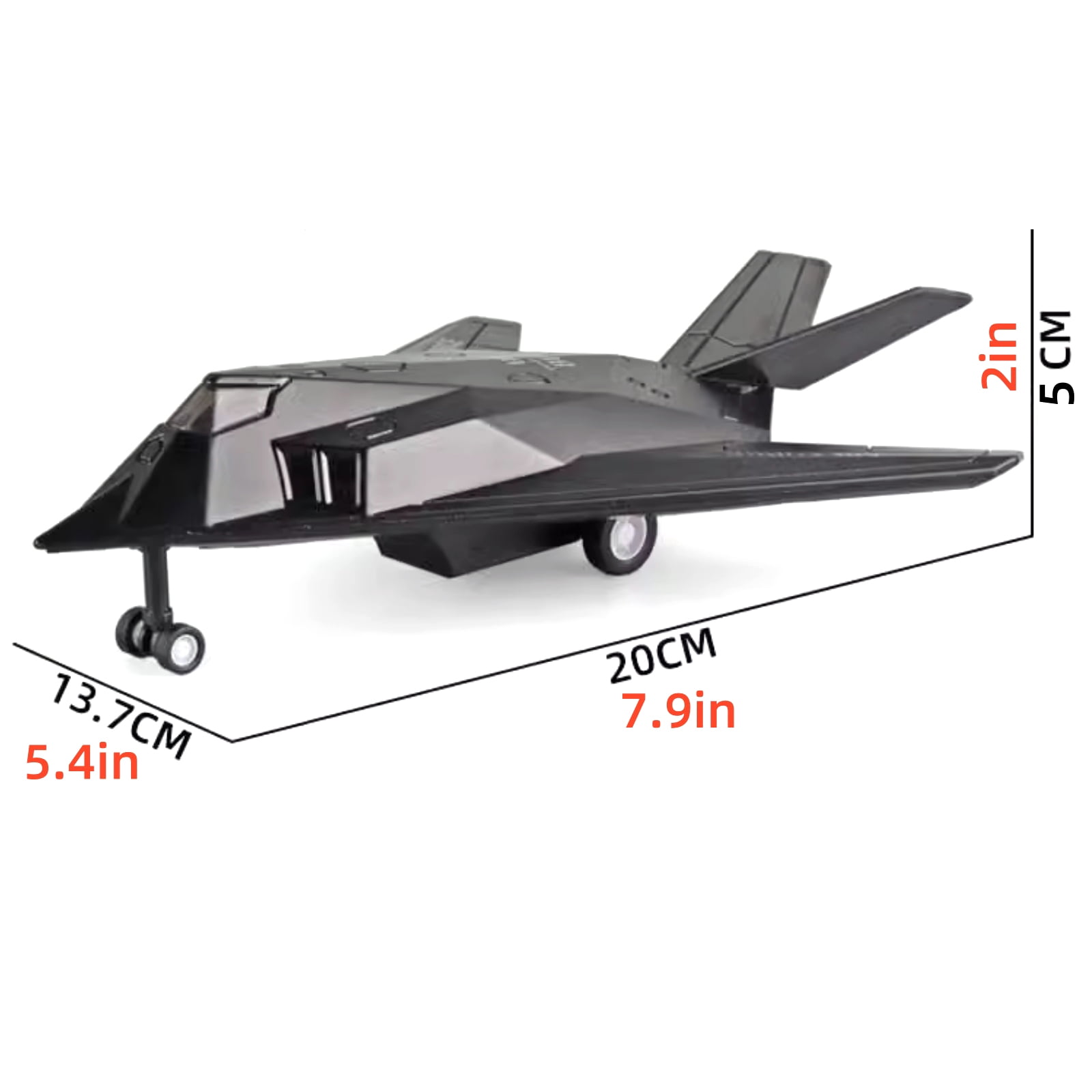 Collectible Airplane Model for Collection US F-117 Nighthawk Stealth Fighter, 1:300 Scale Die-Cast Alloy, Perfect Gift TAPDRA Store