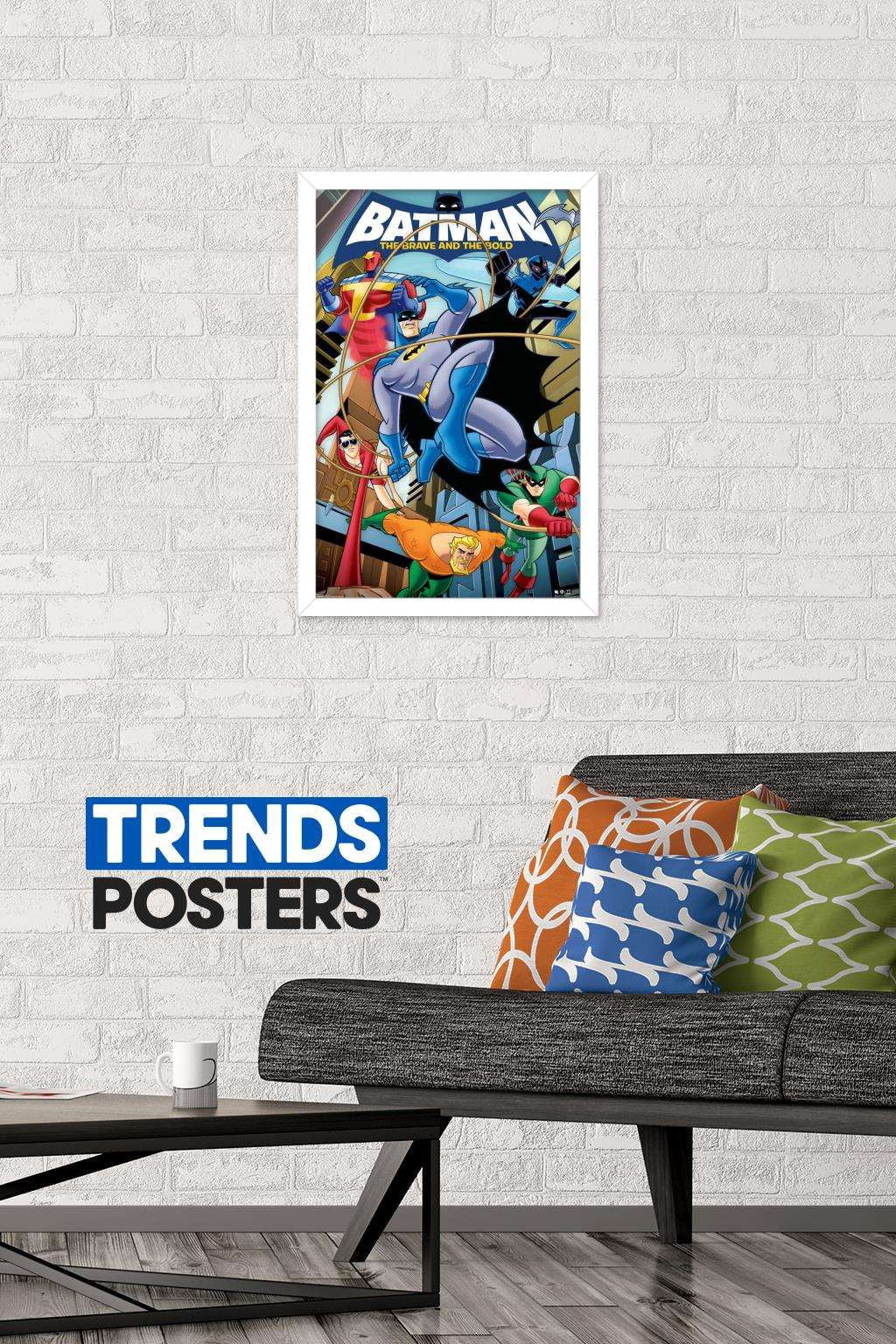 DC Comics - Batman - The Brave and The Bold Wall Poster, 14.725" x 22.375", Framed