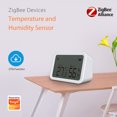thumbnail image 1 of Sensor Sensor de humedad y temperatura para el hogar inteligente, Sensor de humedad y temperatura pequeño, Monitor, teléfono, Control remoto, alimentado por batería JShteea Nuevo, 1 of 9