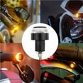 thumbnail image 4 of 1pc Motorcycle LED Handle Light End Indicator for Turn Signal LED Light Universal Handle Indicator Light, 4 of 5