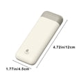 thumbnail image 3 of CASAFUN 3 Compartment Small Organizer Portable Dispenser Box Drawer Small Box Small Item Organizer, 3 of 6