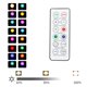 thumbnail image 4 of Luz LED de disco con 2 mandos a distancia para debajo del armario, 16 colores, 10 luces LED regulables, funciona con pilas, para cocina y dormitorio, 6 unidades, 4 of 8