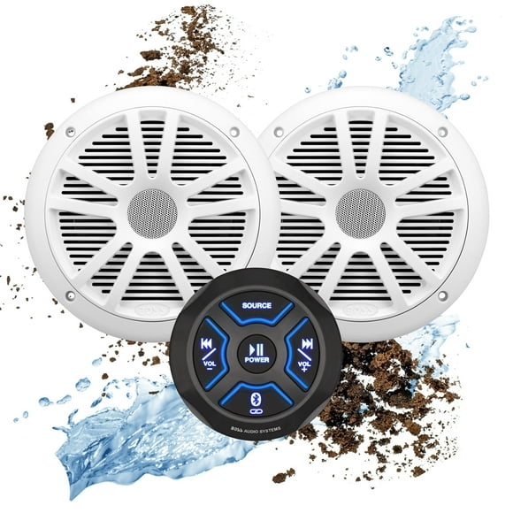 Altavoz estéreo para sistema de sonido Marine Boat BOSS MG150W.6