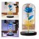thumbnail image 3 of 2x Rosa en de cristal Lámpara LED artificiales con base para niñas Sunnimix Rosa simulada, 3 of 8