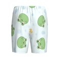 thumbnail image 7 of Daiia Kawaii Frogs Mens Woven Stretch Pajama Short,Short Pajama Pants-Large, 7 of 7